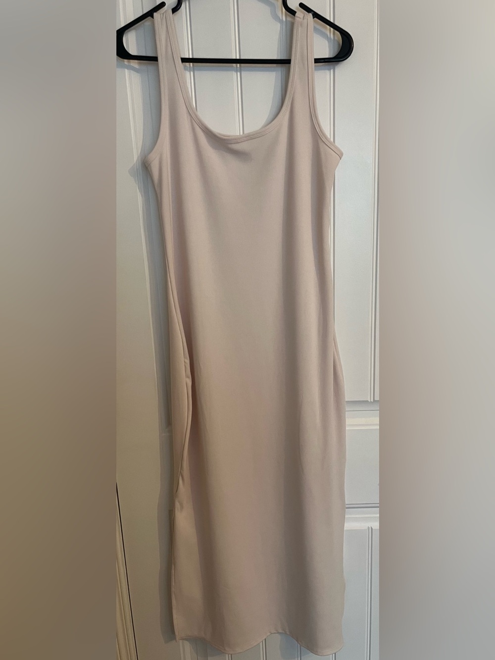 Frank & Oak Light Pink Midi Dress - Size L